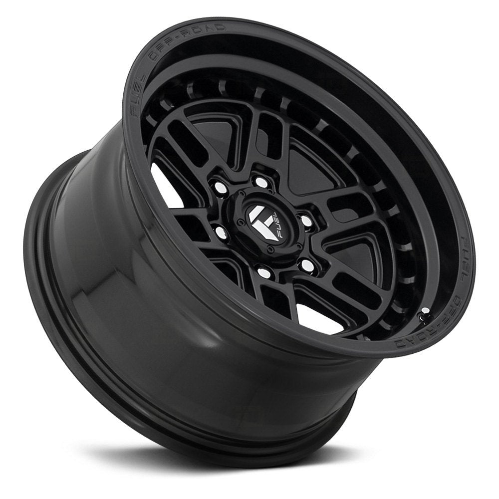 17x9 Fuel Off-Road Nitro 6 Matte Black D667 6x5.5/139.7 -12mm - Flex Offroad