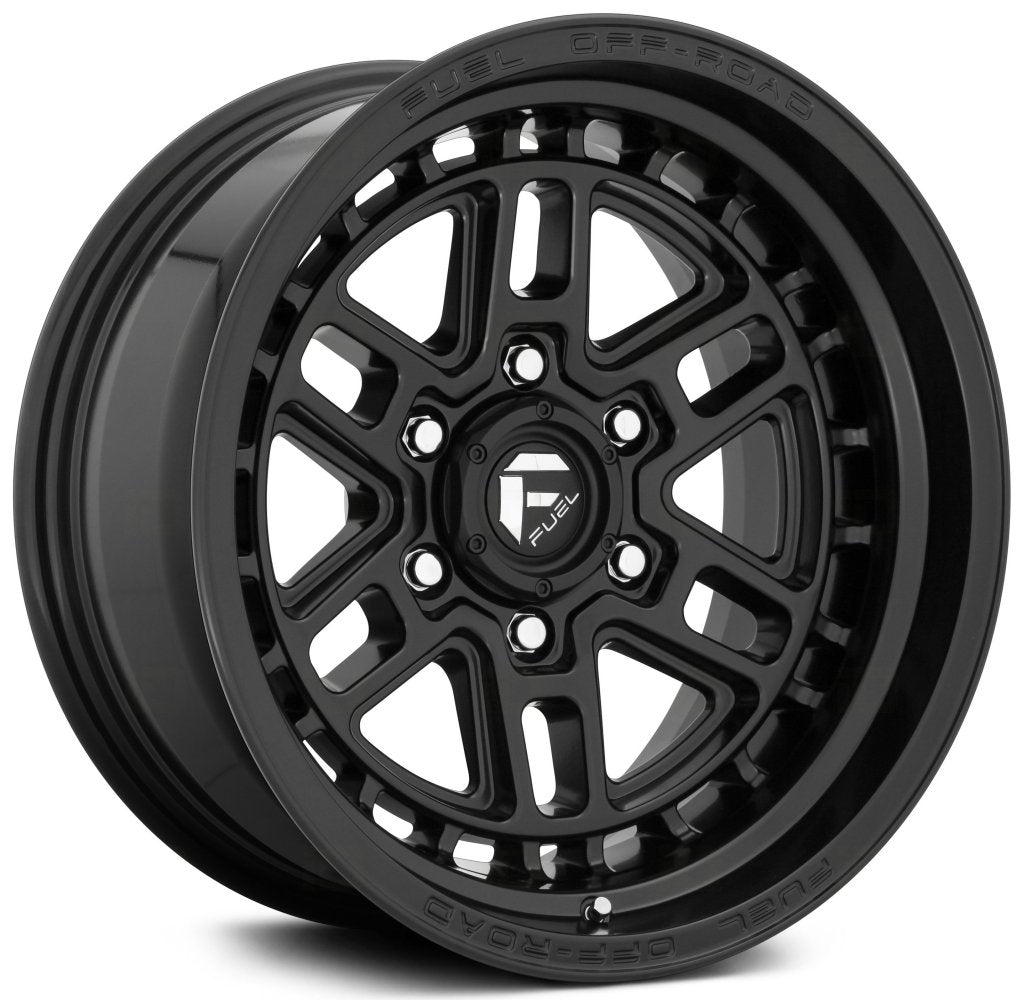 17x9 Fuel Off-Road Nitro 6 Matte Black D667 6x5.5/139.7 -12mm - Flex Offroad