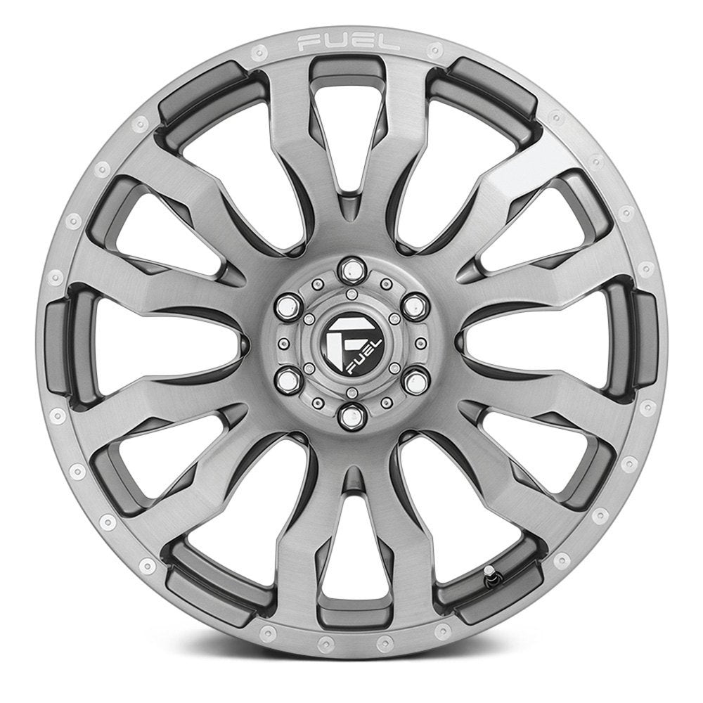 (Clearance - No Returns) 20x10 Fuel Off-Road Blitz Platinum Brushed & Tinted D693 6x5.5/139.7 -18mm - Flex Offroad