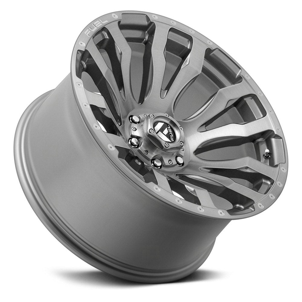 (Clearance - No Returns) 20x10 Fuel Off-Road Blitz Platinum Brushed & Tinted D693 6x5.5/139.7 -18mm - Flex Offroad
