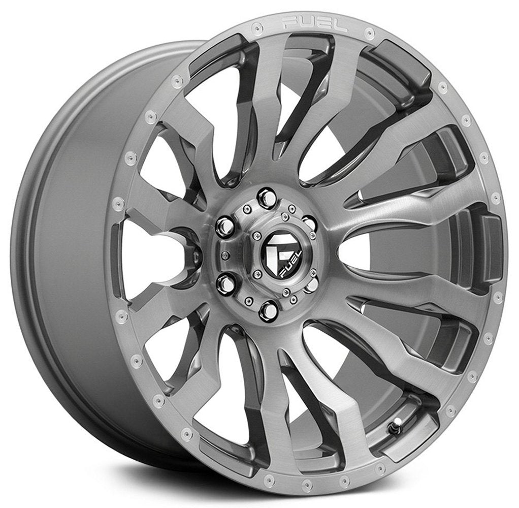 (Clearance - No Returns) 20x10 Fuel Off-Road Blitz Platinum Brushed & Tinted D693 6x5.5/139.7 -18mm - Flex Offroad