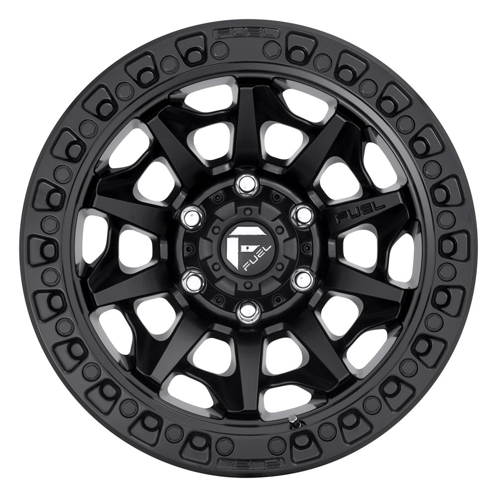17x9 Fuel Off-Road Covert Matte Black D694 8x180 1mm - Flex Offroad