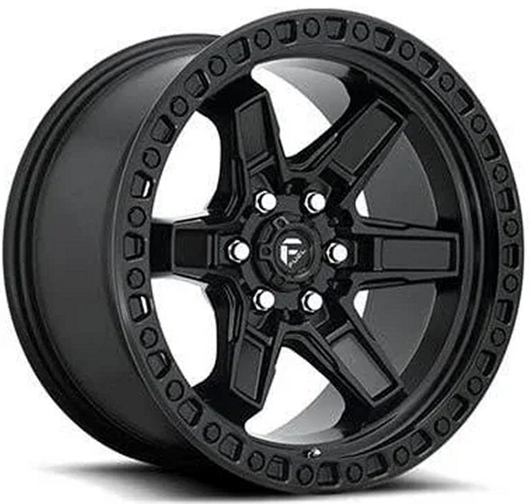 17x9 Fuel Off-Road Kicker 6 Matte Black D697 6x5.5/139.7 -12mm - Flex Offroad