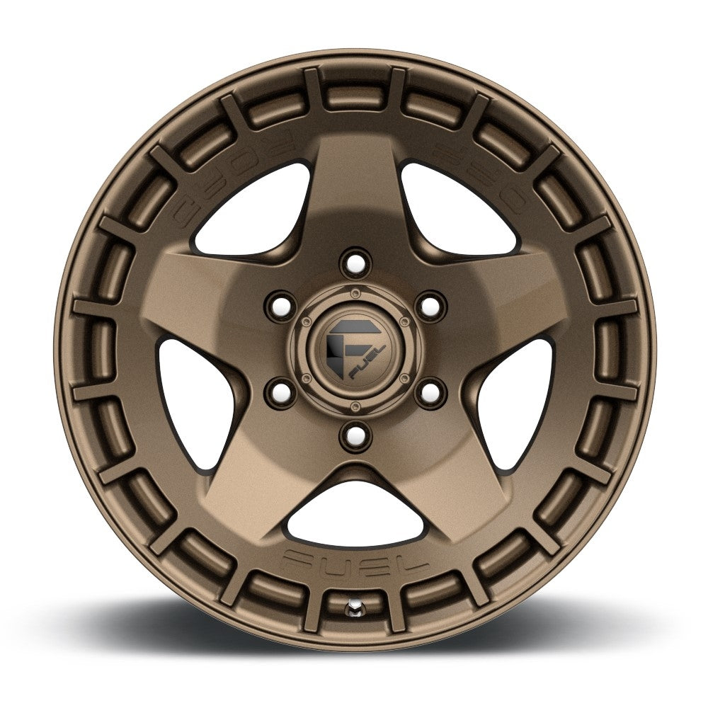 20x9 Fuel Off-Road Wrap Matte Bronze D735 6x5.5/139.7 1mm - Flex Offroad
