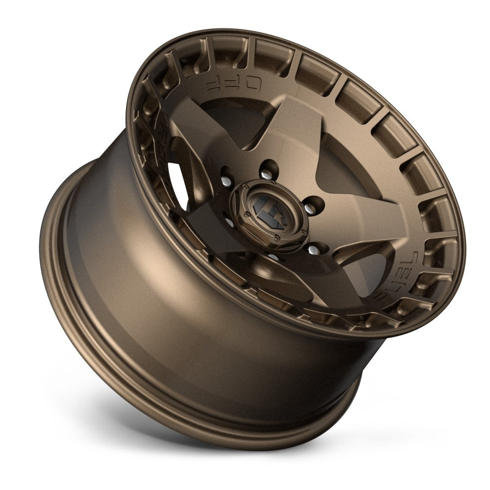 20x9 Fuel Off-Road Wrap Matte Bronze D735 6x5.5/139.7 1mm - Flex Offroad