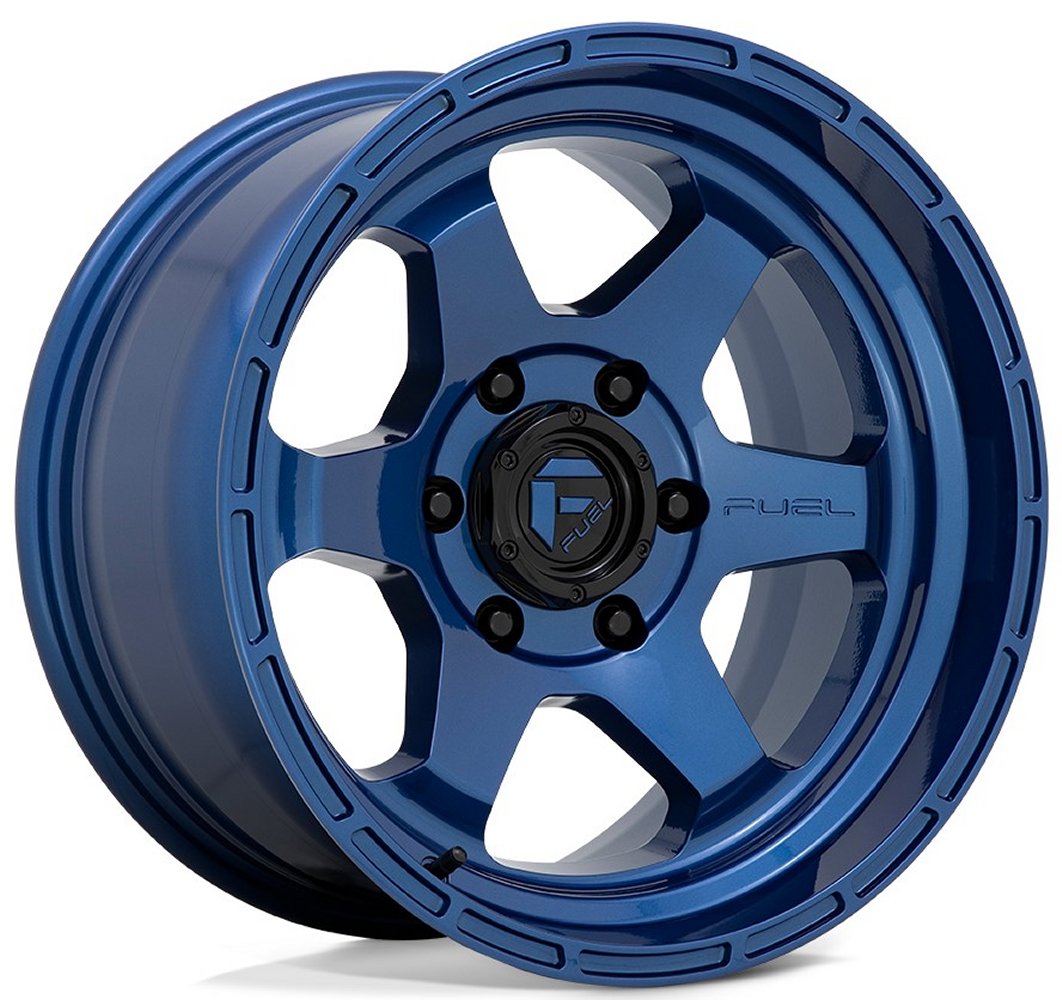 17x9 Fuel Off-Road Shok Dark Blue D739 6x5.5/139.7 1mm