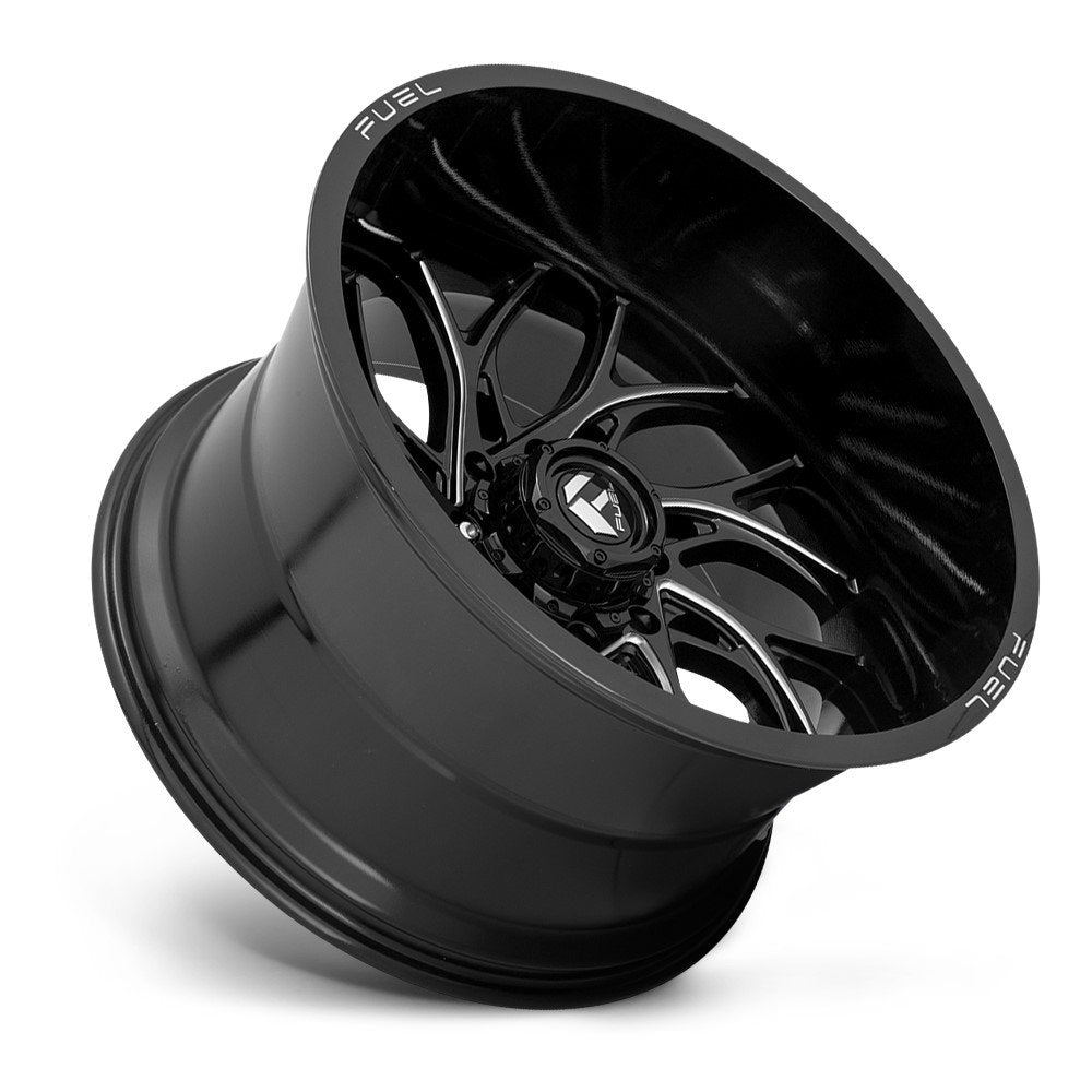 (Clearance - No Returns) 22x10 Fuel Off-Road Runner Gloss Black Milled D741 6x135 -18mm