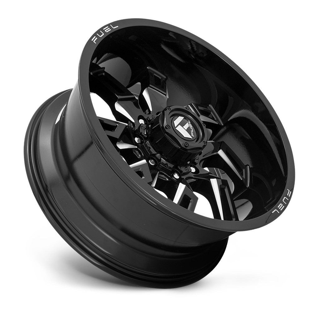 20x10 Fuel Off-Road Lockdown Gloss Black Milled D747 6x135 -18mm - Flex Offroad