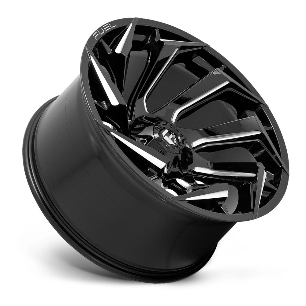 17x9 Fuel Off-Road Reaction Gloss Black Milled D753 6x135 6x5.5/139.7 1mm