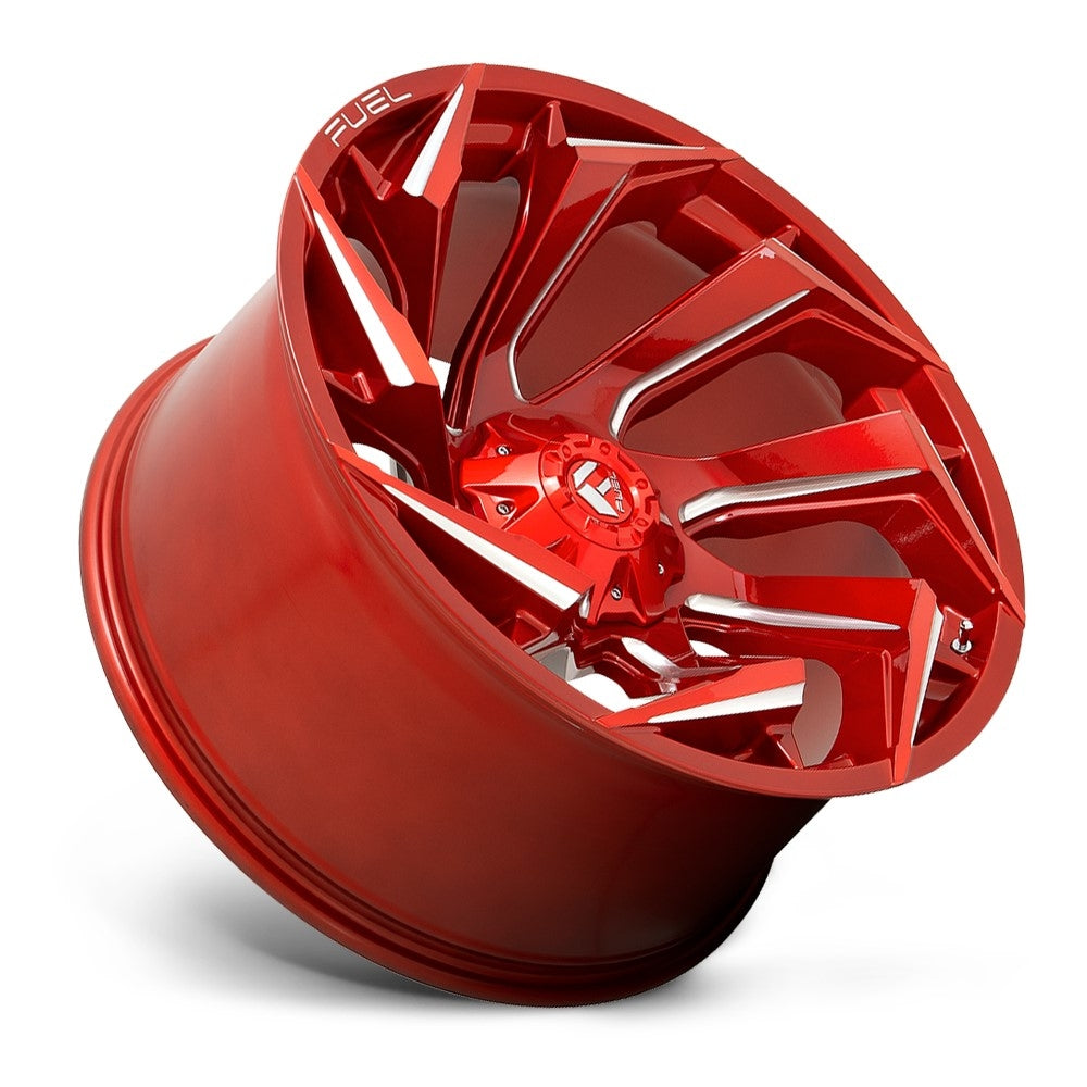 (Clearance - No Returns) 22x12 Fuel Off-Road Reaction Candy Red D754 (* May Require Trimming) 8x6.5/165 -44mm - Flex Offroad