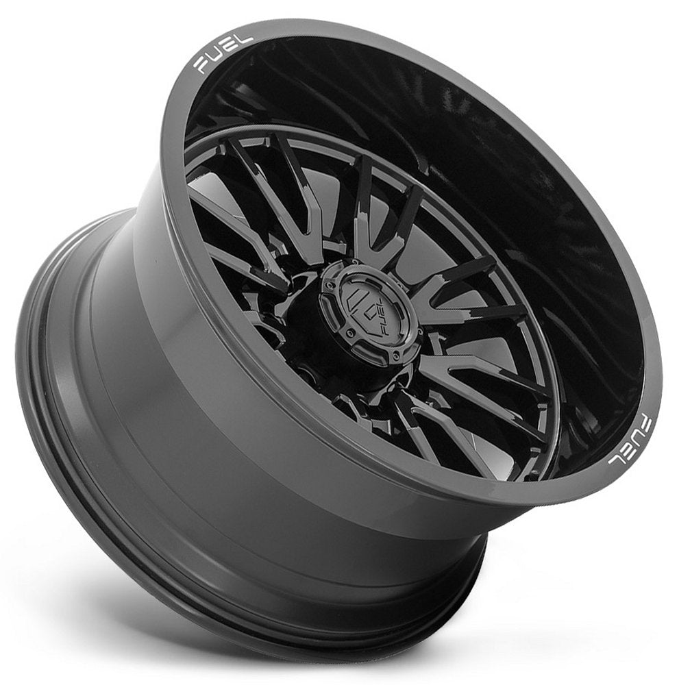 22x12 Fuel Off-Road Clash 8 Gloss Black D760 (* May Require Trimming) 8x170 -44mm - Flex Offroad