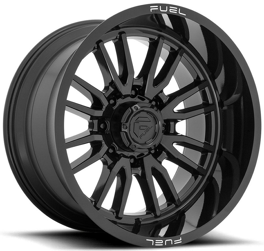 22x12 Fuel Off-Road Clash 6 Gloss Black D760 (* May Require Trimming) 6x135 -44mm - Flex Offroad