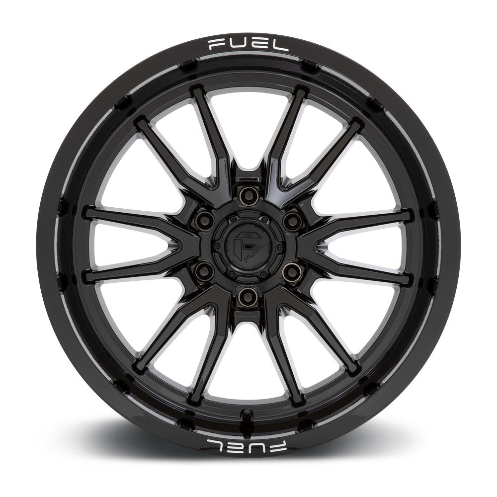 18x9 Fuel Off-Road Clash 6 Gloss Black D760 6x5.5/139.7 1mm - Flex Offroad