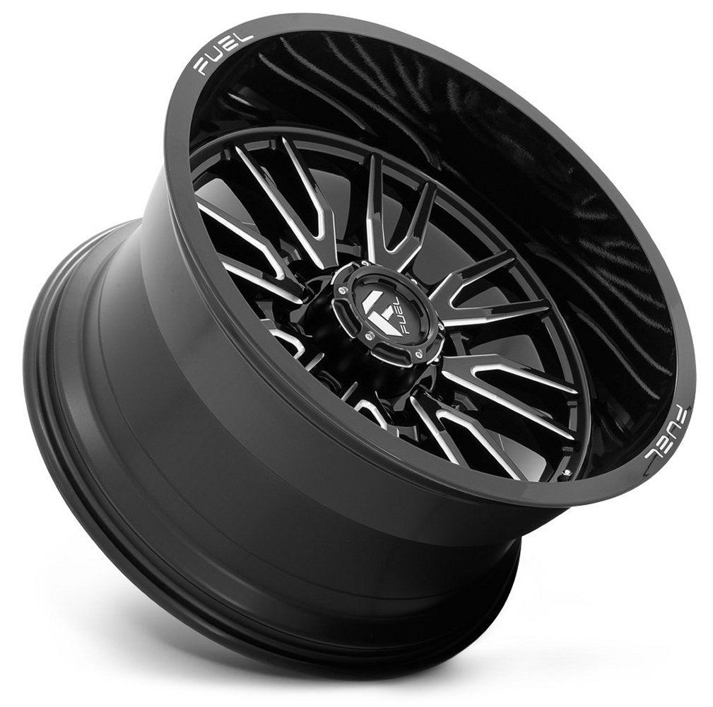 20x10 Fuel Off-Road Clash 8 Gloss Black Milled D761 8x180 -18mm - Flex Offroad
