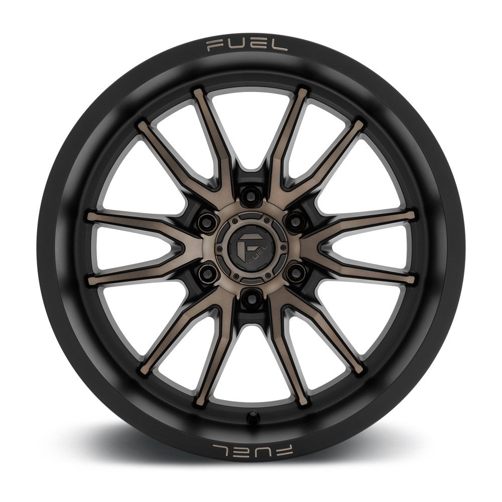 17x9 Fuel Off-Road Clash 6 Matte Black w/ Double Dark Tint D762 6x5.5/139.7 -12mm - Flex Offroad