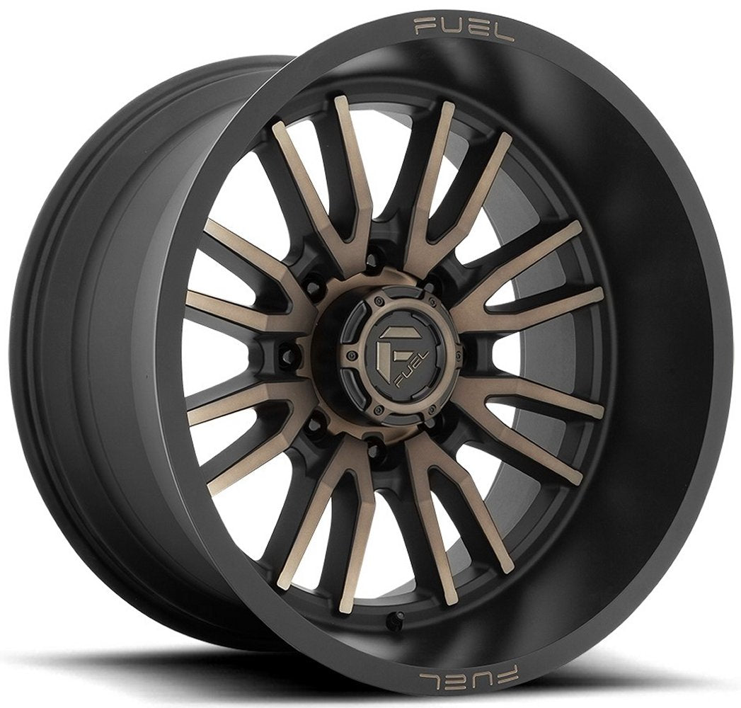 22x12 Fuel Off-Road Clash 8 Matte Black w/ Double Dark Tint D762 (* May Require Trimming) 8x180 -44mm - Flex Offroad