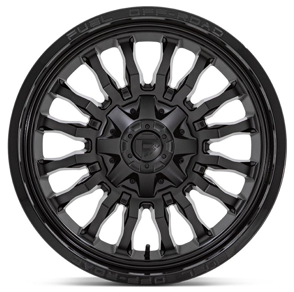 20x10 Fuel Off-Road Arc Matte Black w/ Gloss Black Lip D796 8x180 -18mm - Flex Offroad