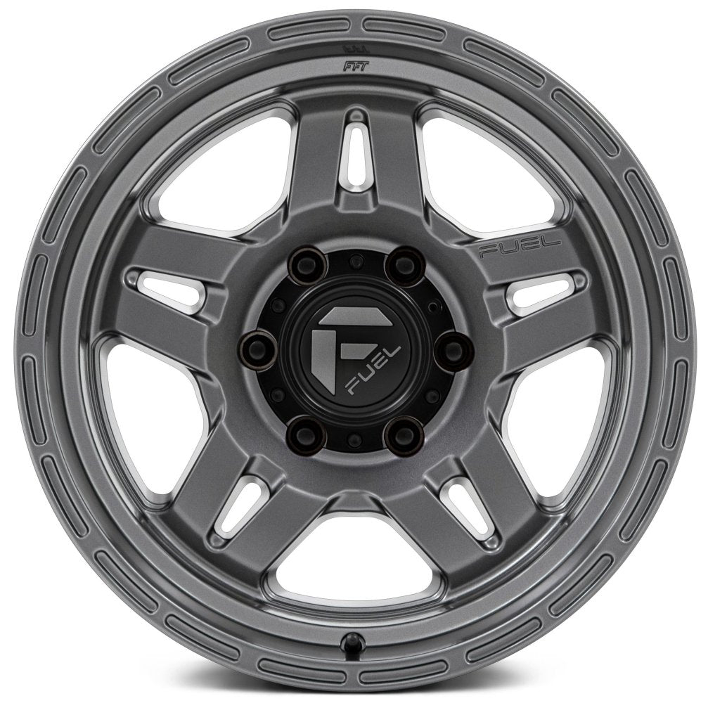 (Clearance - No Returns) 18x9 Fuel Off-Road Oxide Matte Gunmetal D801 6x135 1mm - Flex Offroad