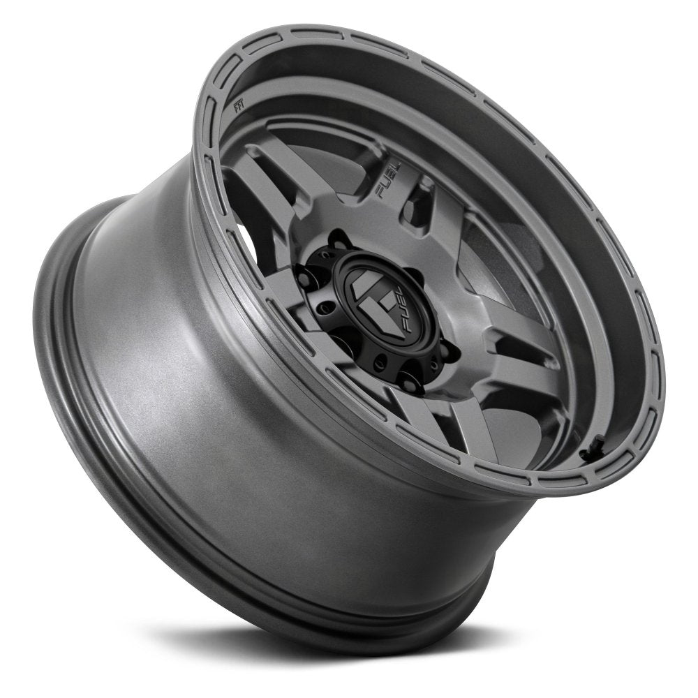 (Clearance - No Returns) 18x9 Fuel Off-Road Oxide Matte Gunmetal D801 6x135 1mm - Flex Offroad