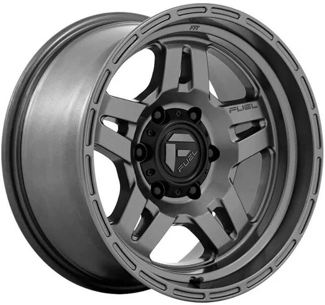 (Clearance - No Returns) 18x9 Fuel Off-Road Oxide Matte Gunmetal D801 6x135 1mm - Flex Offroad