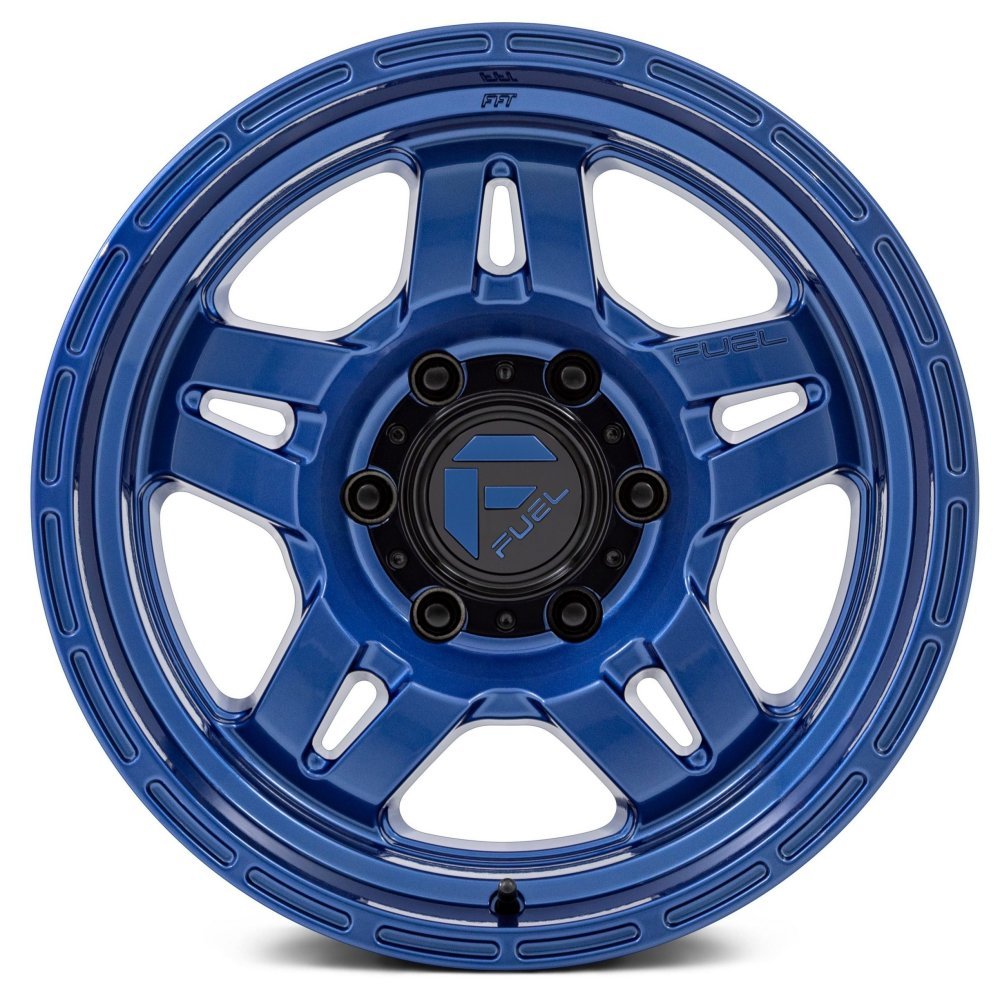 (Clearance - No Returns) 17x9 Fuel Off-Road Oxide Dark Blue D802 6x5.5/139.7 -38mm - Flex Offroad