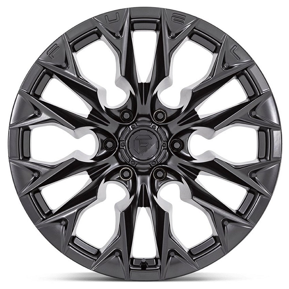 22x12 Fuel Off-Road Flame 6 Blackout D804 (* May Require Trimming) 6x135 -44mm - Flex Offroad