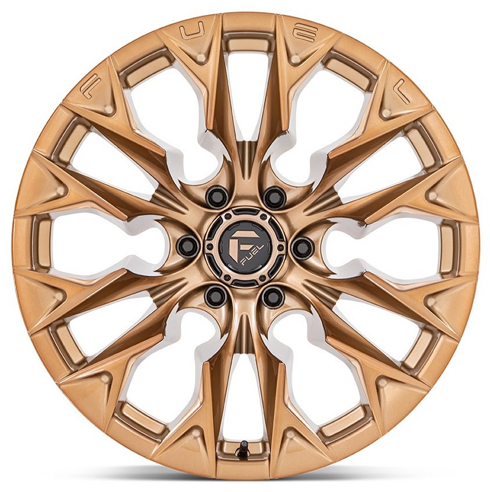 22x12 Fuel Off-Road Flame 6 Platinum Bronze D805 (* May Require Trimming) 6x5.5/139.7 -44mm - Flex Offroad