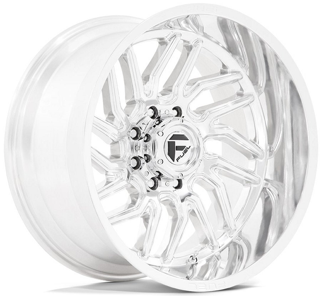 20x10 Fuel Off-Road Hurricane Polished Milled D809 8x180 -18mm - Flex Offroad