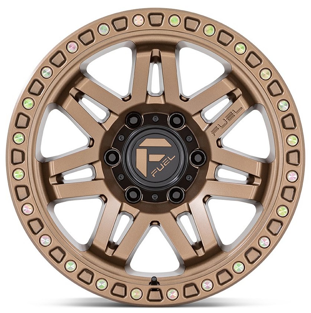 17x9 Fuel Off-Road Syndica Matte Bronze D811 6x5.5/139.7 1mm - Flex Offroad