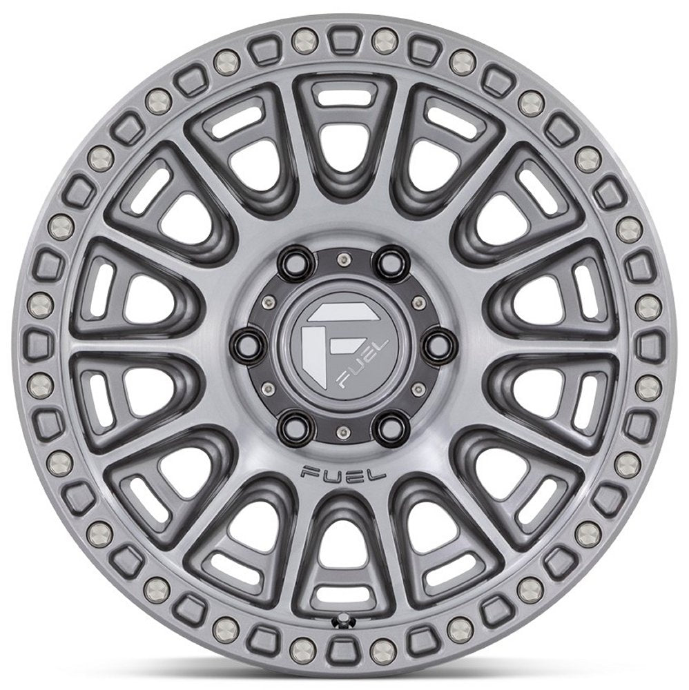 20x9 Fuel Off-Road Cycle Platinum D833 6x5.5/139.7 1mm - Flex Offroad