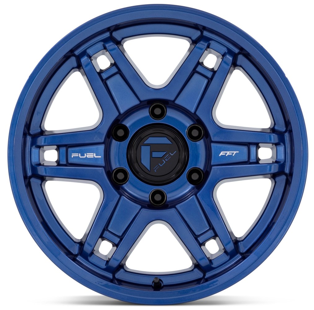 (Clearance - No Returns) 18X8.5 Fuel Off-Road Slayer Dark Blue D839 6x5.5/139.7 -15mm - Flex Offroad