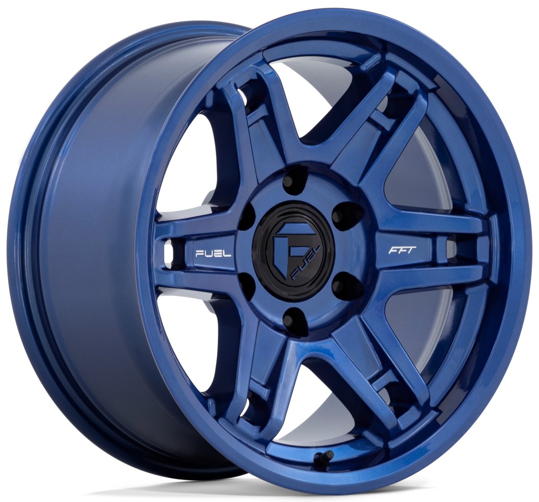 (Clearance - No Returns) 18X8.5 Fuel Off-Road Slayer Dark Blue D839 6x5.5/139.7 -15mm - Flex Offroad