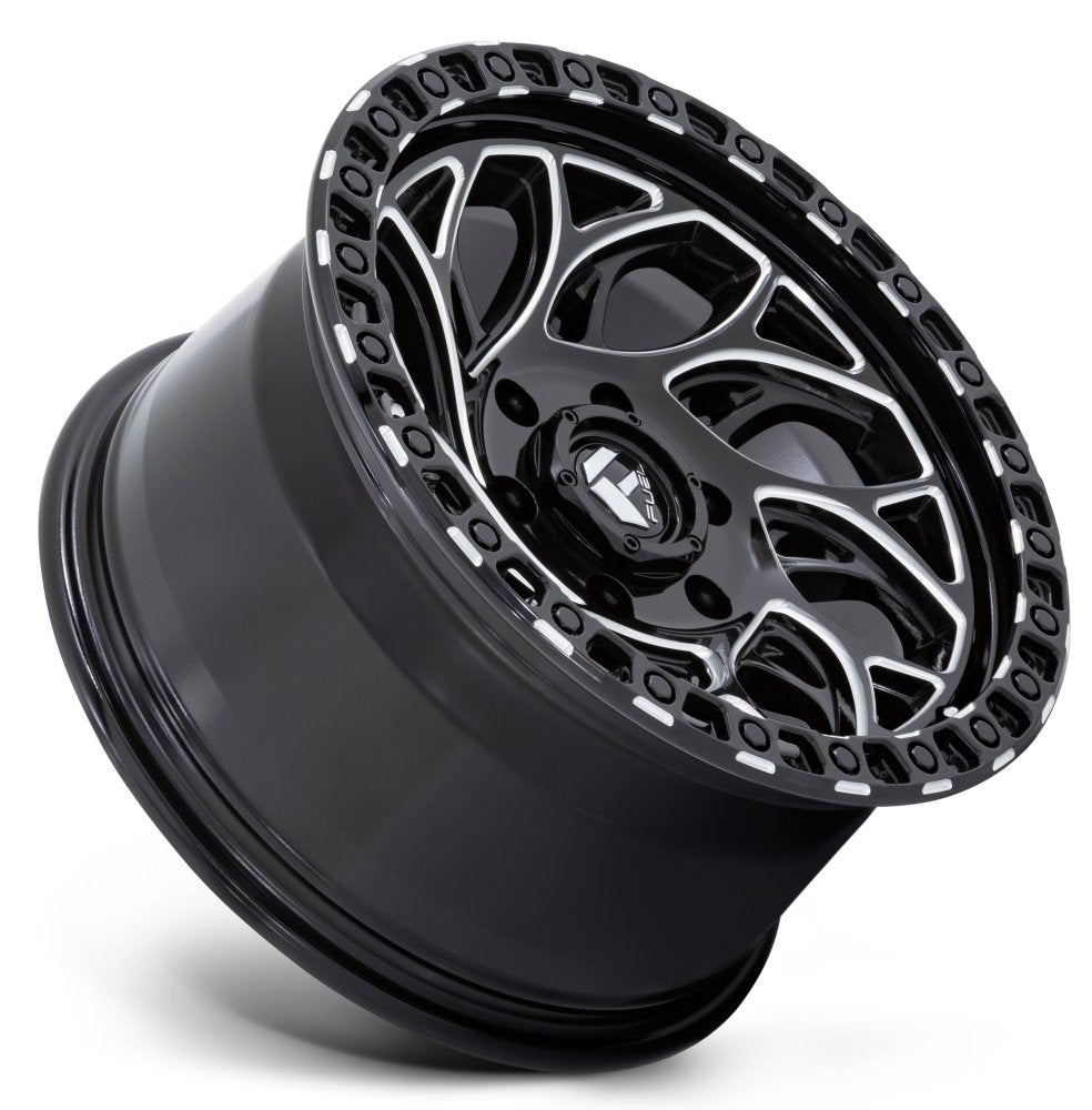 15x8 Fuel Off-Road Runner OR Gloss Black Milled D840 5x5.5/139.7 -19mm - Flex Offroad