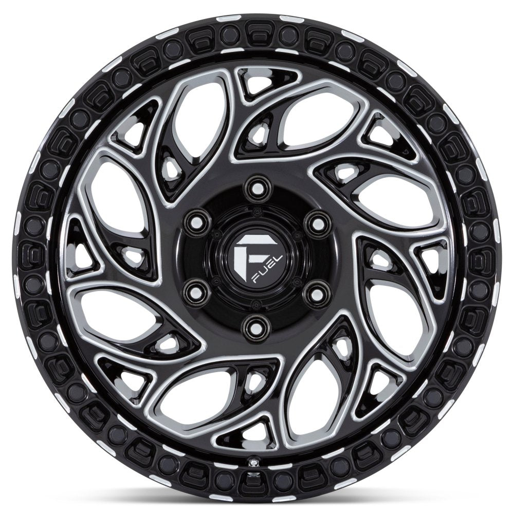15x8 Fuel Off-Road Runner OR Gloss Black Milled D840 5x5.5/139.7 -19mm - Flex Offroad
