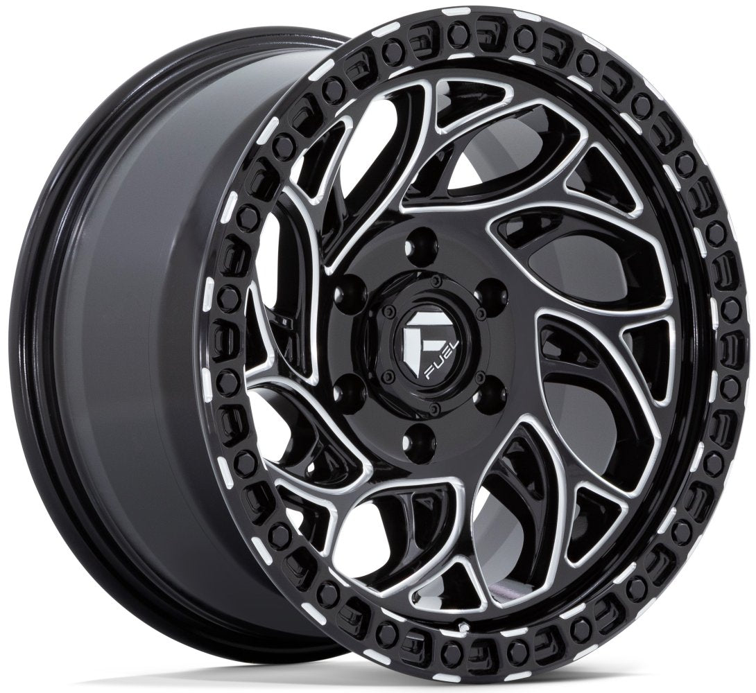 15x8 Fuel Off-Road Runner OR Gloss Black Milled D840 5x5.5/139.7 -19mm - Flex Offroad