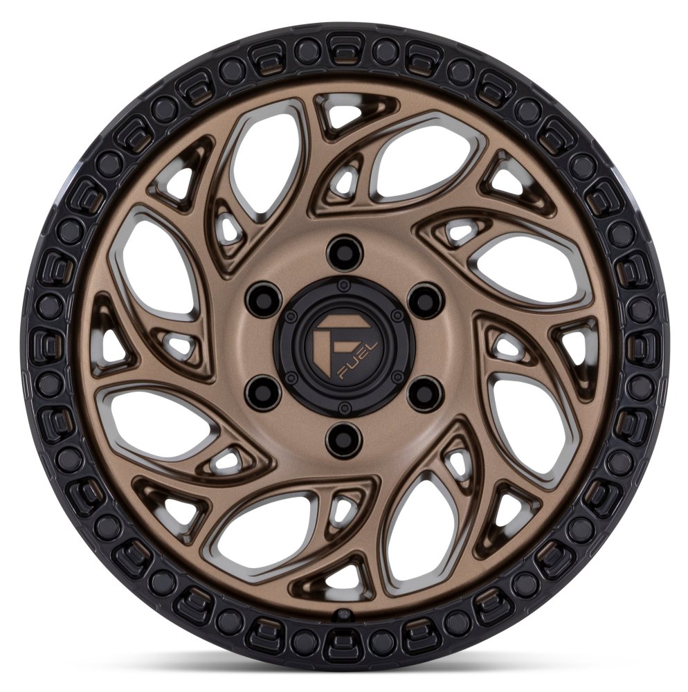 18x9 Fuel Off-Road Runner OR Bronze w/ Black Ring D841 5x5/127 -12mm - Flex Offroad