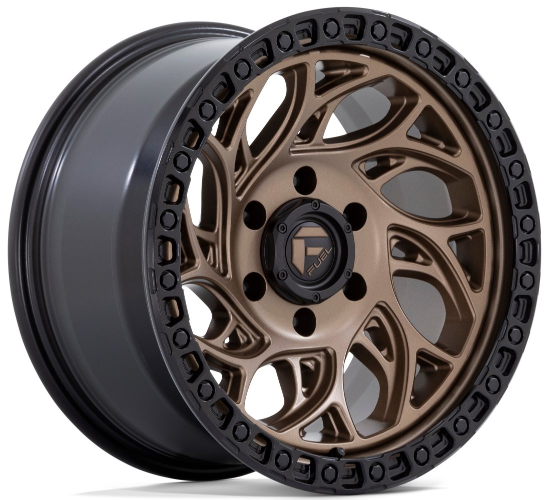 17x9 Fuel Off-Road Runner OR Bronze w/ Black Ring D841 5x5/127 -12mm - Flex Offroad