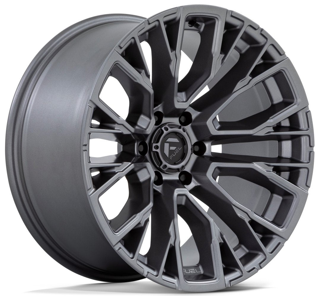 17x9 Fuel Off-Road Fuel Off-Road Rebar 6 Matte Gunmetal D848 6x4.5/114.3 1mm - Flex Offroad