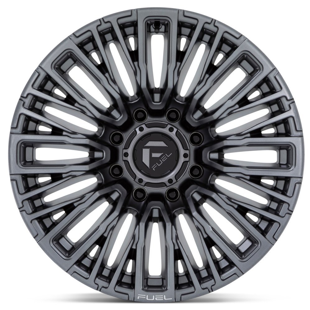20x10 Fuel Off-Road Fuel Off-Road Rebar 8 Matte Gunmetal D848 8x180 -18mm - Flex Offroad