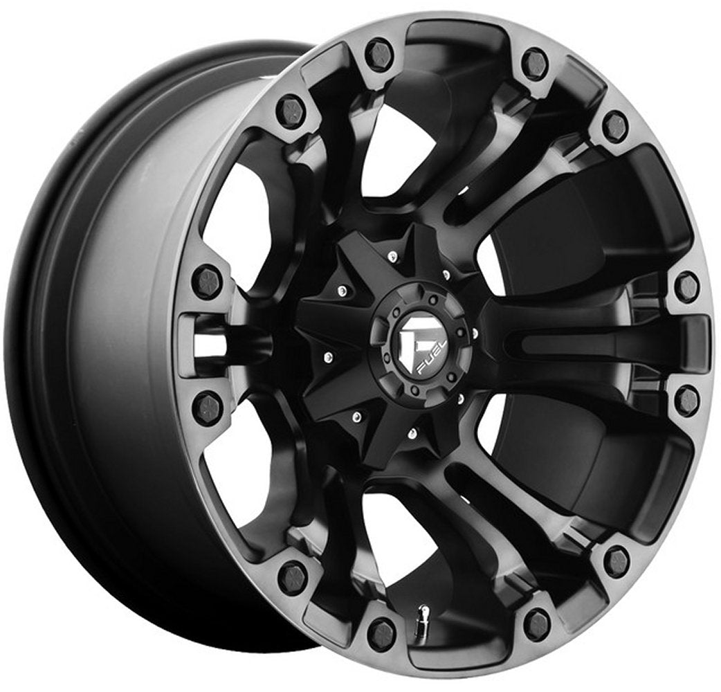 20x10 Fuel Off-Road Vapor Matte Black w/ Gray Tint D851 5x4.5/114.3 5x5/127 -18mm - Flex Offroad