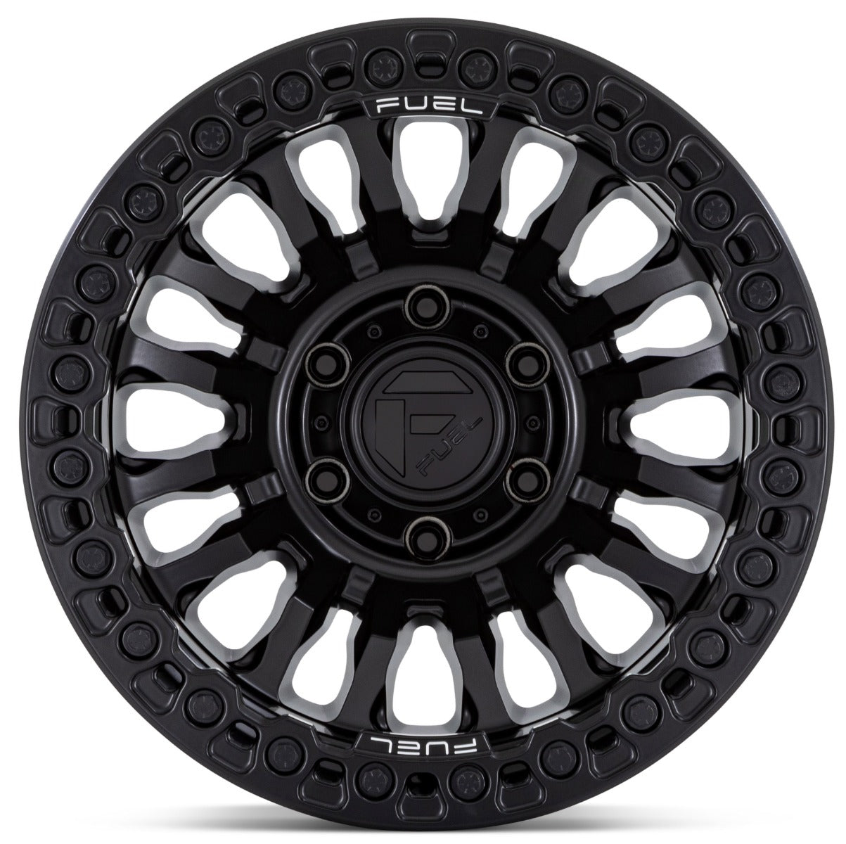 17x9 Fuel Off-Road Rincon Beadlock Blackout FC125 5x5/127 -38mm - Flex Offroad