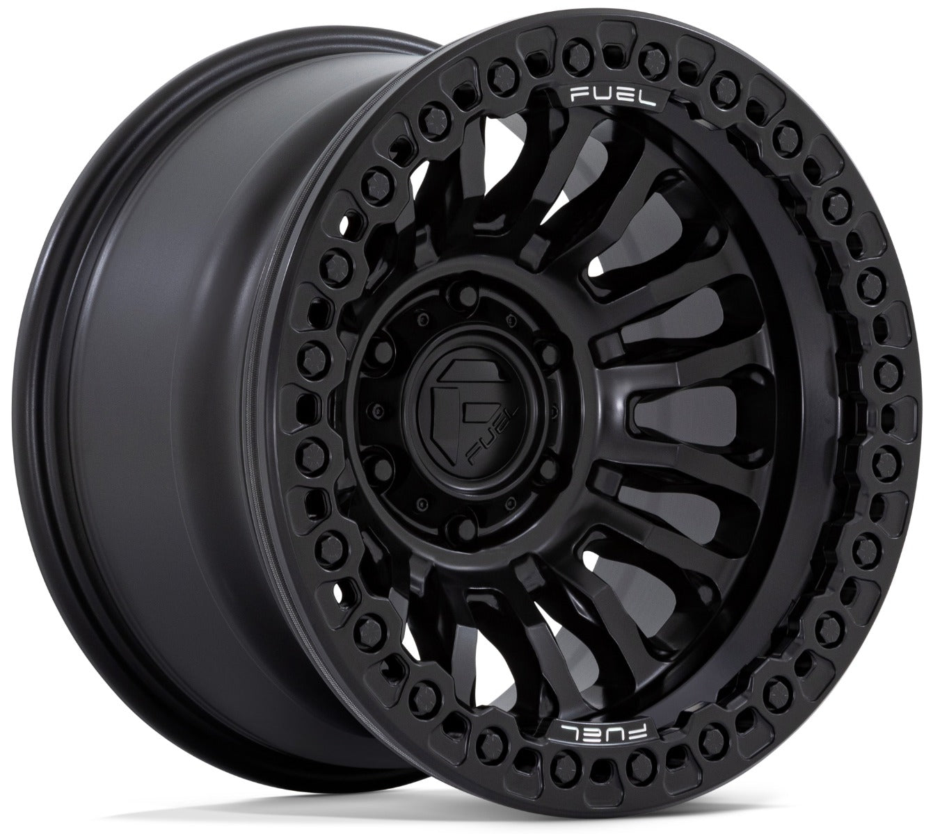 20x10 Fuel Off-Road Rincon Beadlock Blackout FC125 8x6.5/165 -48mm - Flex Offroad