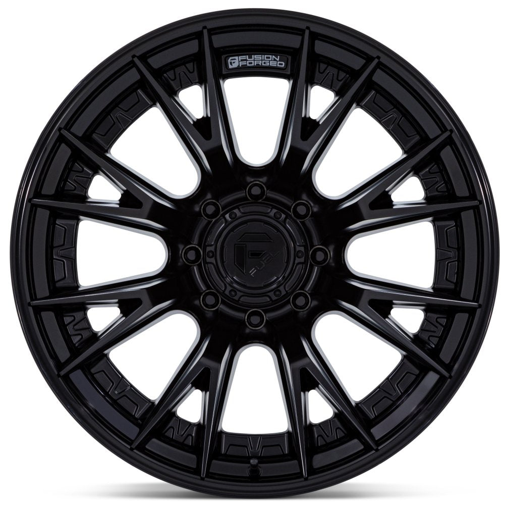 22X12 Fuel Off-Road Catalyst Matte Black w/ Gloss Black Lip FC402 (* May Require Trimming) 8x180 -44mm - Flex Offroad
