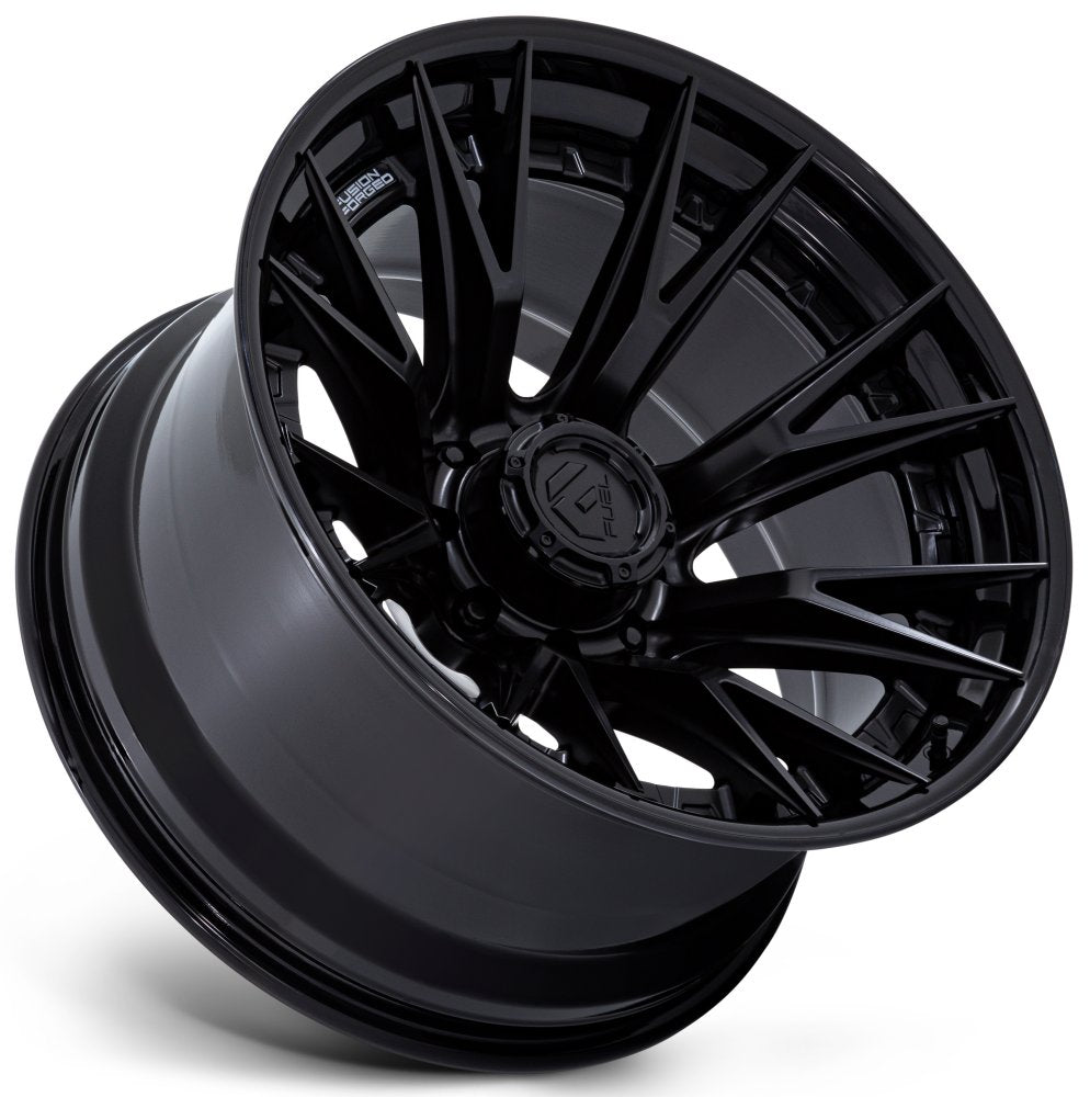 22X12 Fuel Off-Road Catalyst Matte Black w/ Gloss Black Lip FC402 (* May Require Trimming) 8x180 -44mm - Flex Offroad