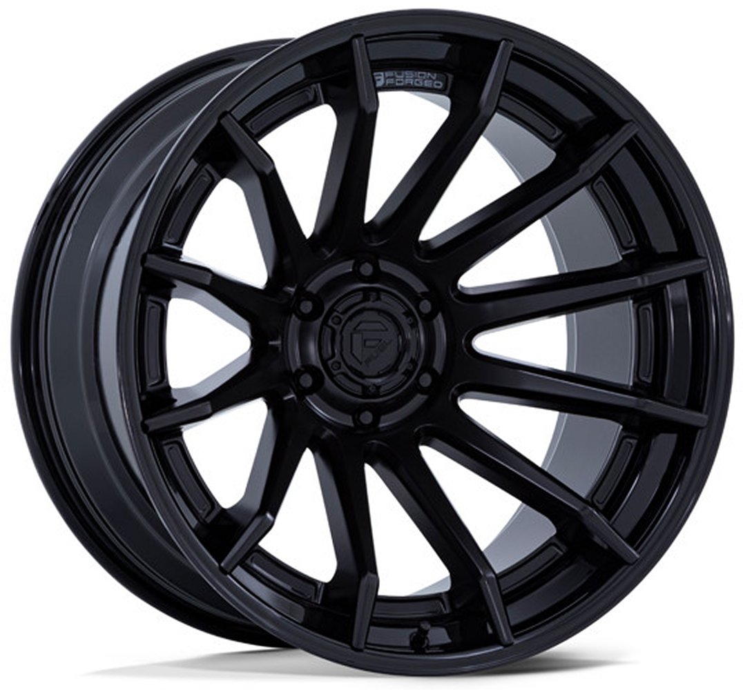 22x10 Fuel Off-Road Burn Matte Black w/ Gloss Black Lip FC403 5x5/127 -18mm - Flex Offroad