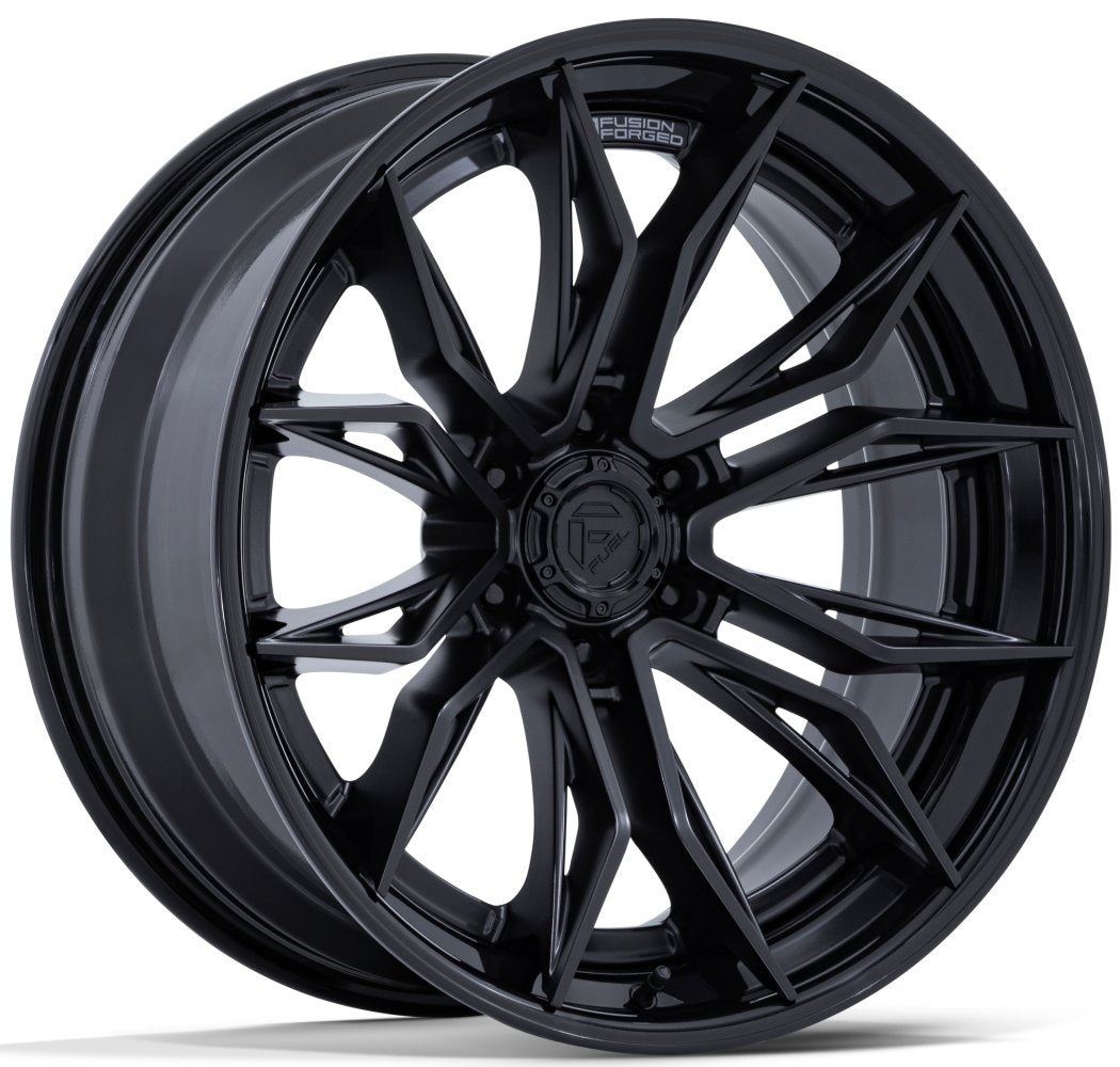 22X10 Fuel Off-Road Mutiny Matte Black w/ Gloss Black Lip FC404 (6-Lug) 6x135 -18mm