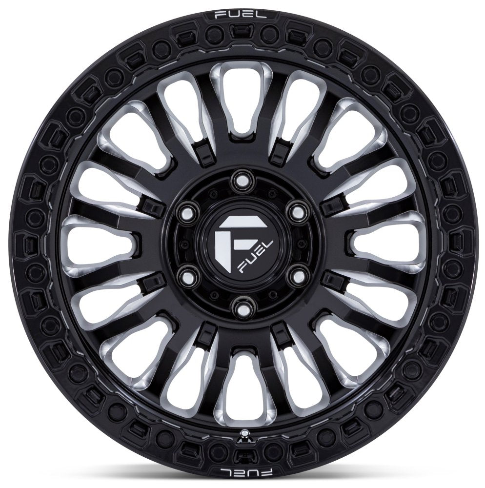 20x10 Fuel Off-Road Rincon Gloss Black Milled FC857 5x5/127 -18mm - Flex Offroad