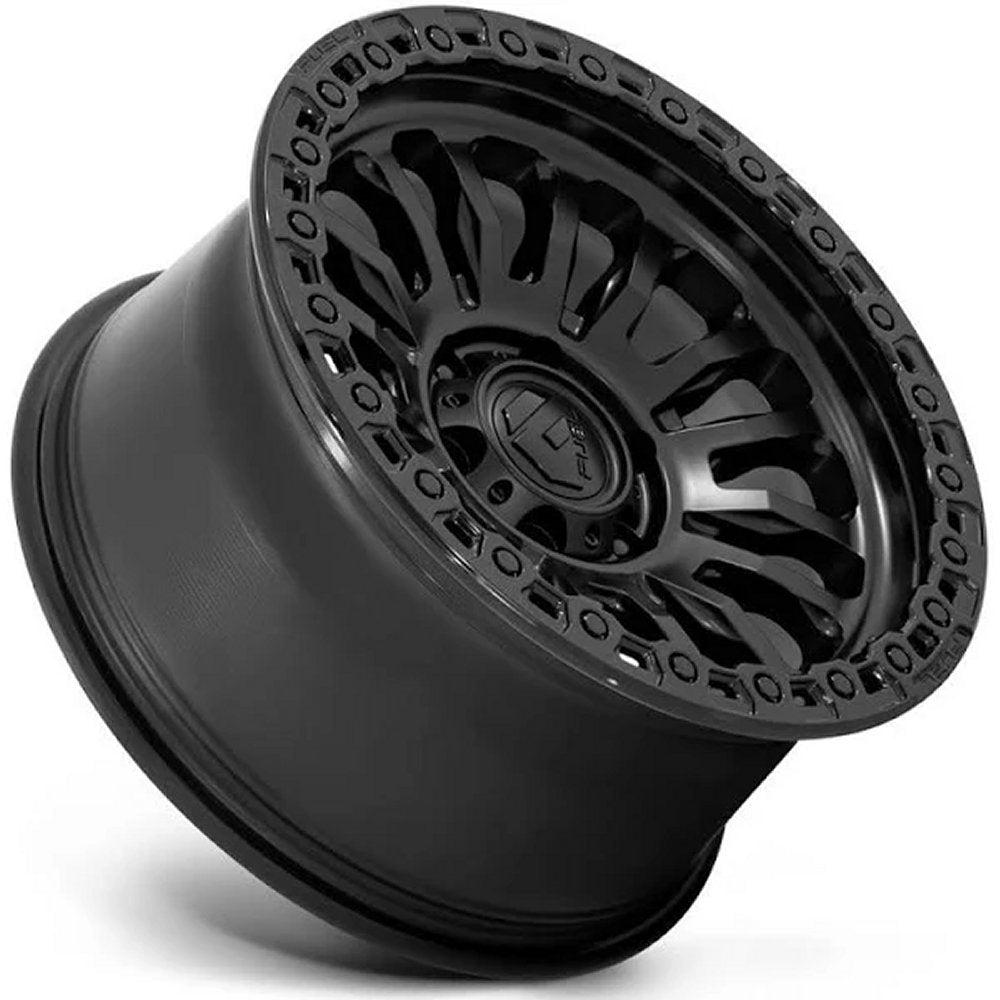 20x10 Fuel Off-Road Rincon Matte Black w/ Gloss Black Lip FC857 5x5/127 -18mm - Flex Offroad