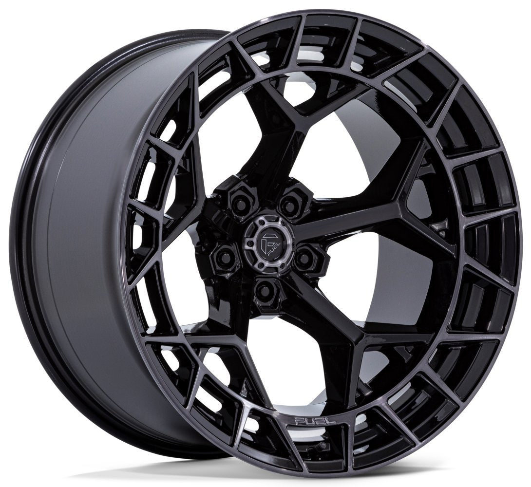 20X10 Fuel Off-Road Charger Gloss Black Brushed Dark Tint FC873 5X5/127 -18mm - Flex Offroad