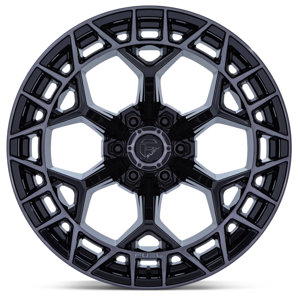 20X9 Fuel Off-Road Charger Gloss Black Brushed Dark Tint FC873 6X5.5/139.7 20mm - Flex Offroad